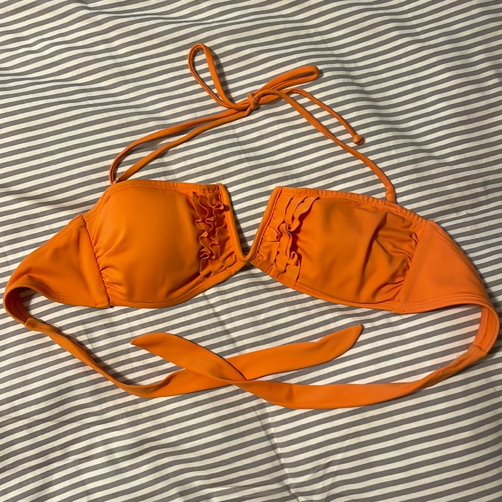 Cute orange bikini top